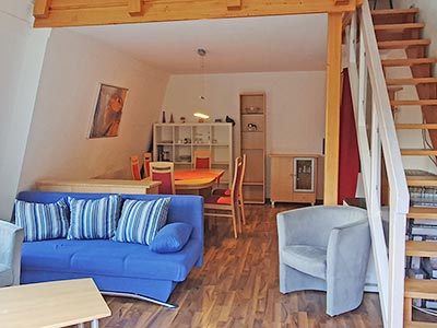 Wohnung Sunnyside: Großzügiger Wohn- und Essbereich 