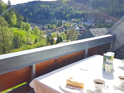 Wohnung Sunnyside: Balkon mit herrlichem Ausblick
