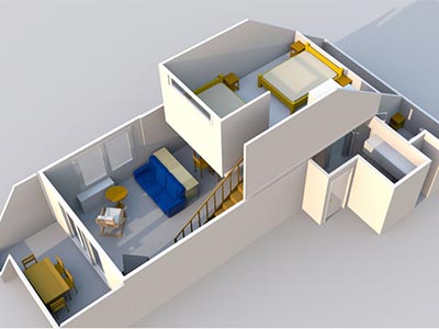 Wohnung Sunnyside: Grundriss
