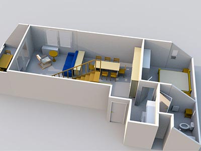 Wohnung Sunnyside: Grundriss